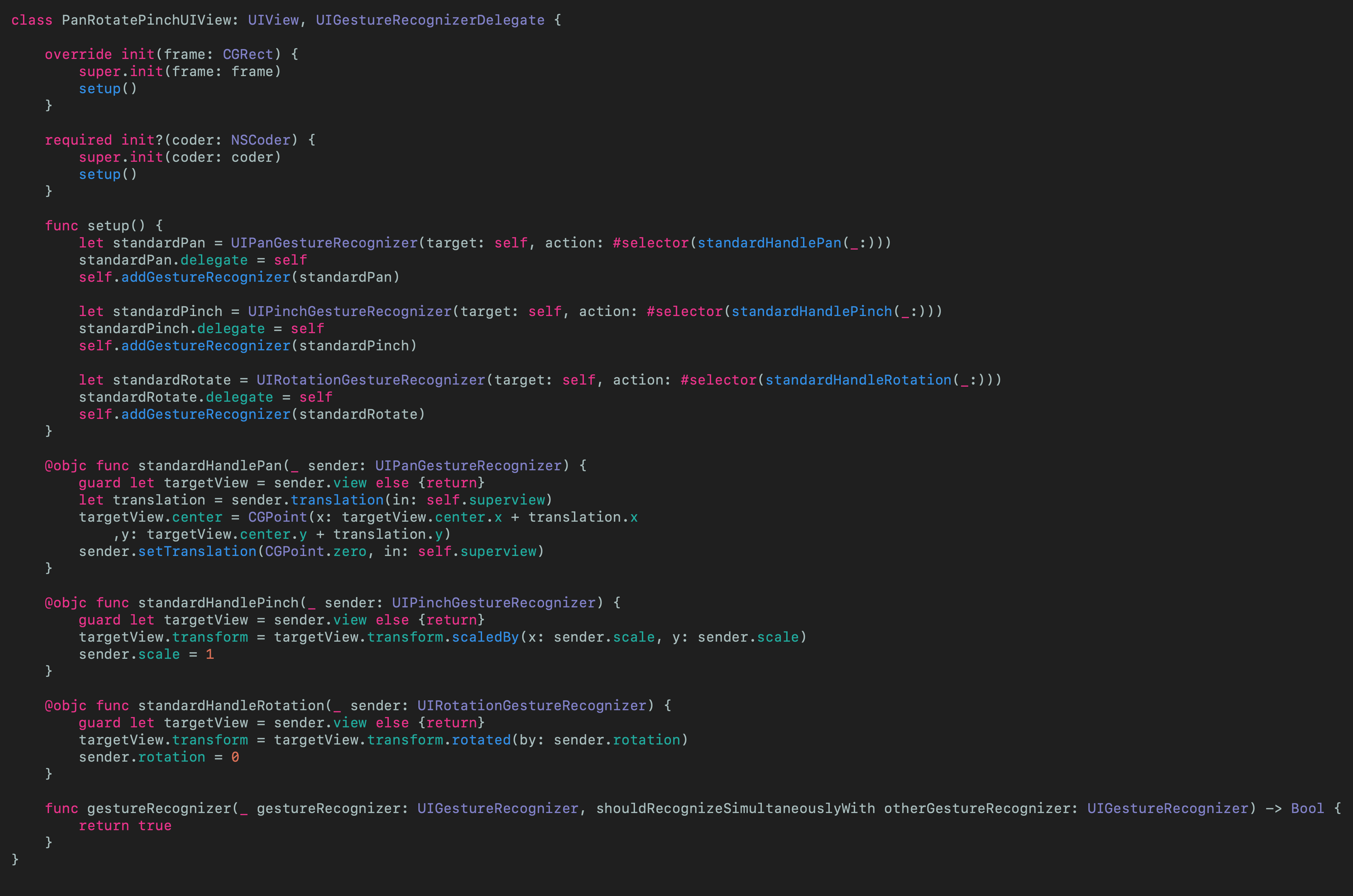 Add Pinch to Zoom to UIImageView Classes The Startup Medium