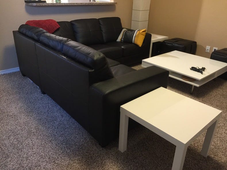 How To Hang A Shelf On Your Couch Dynamite Gun
