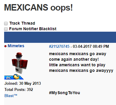 Roblox Cafe Group Managers Post Offensive Messages In Forums - 