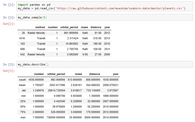 Data Exploration with just 1 line of Python