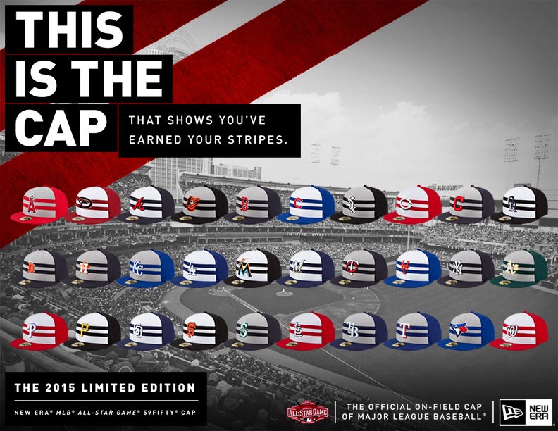 mlb all star game caps