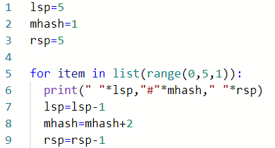 Pattern Printing using (*) Repetition Operator in Python. | by Michelle ...