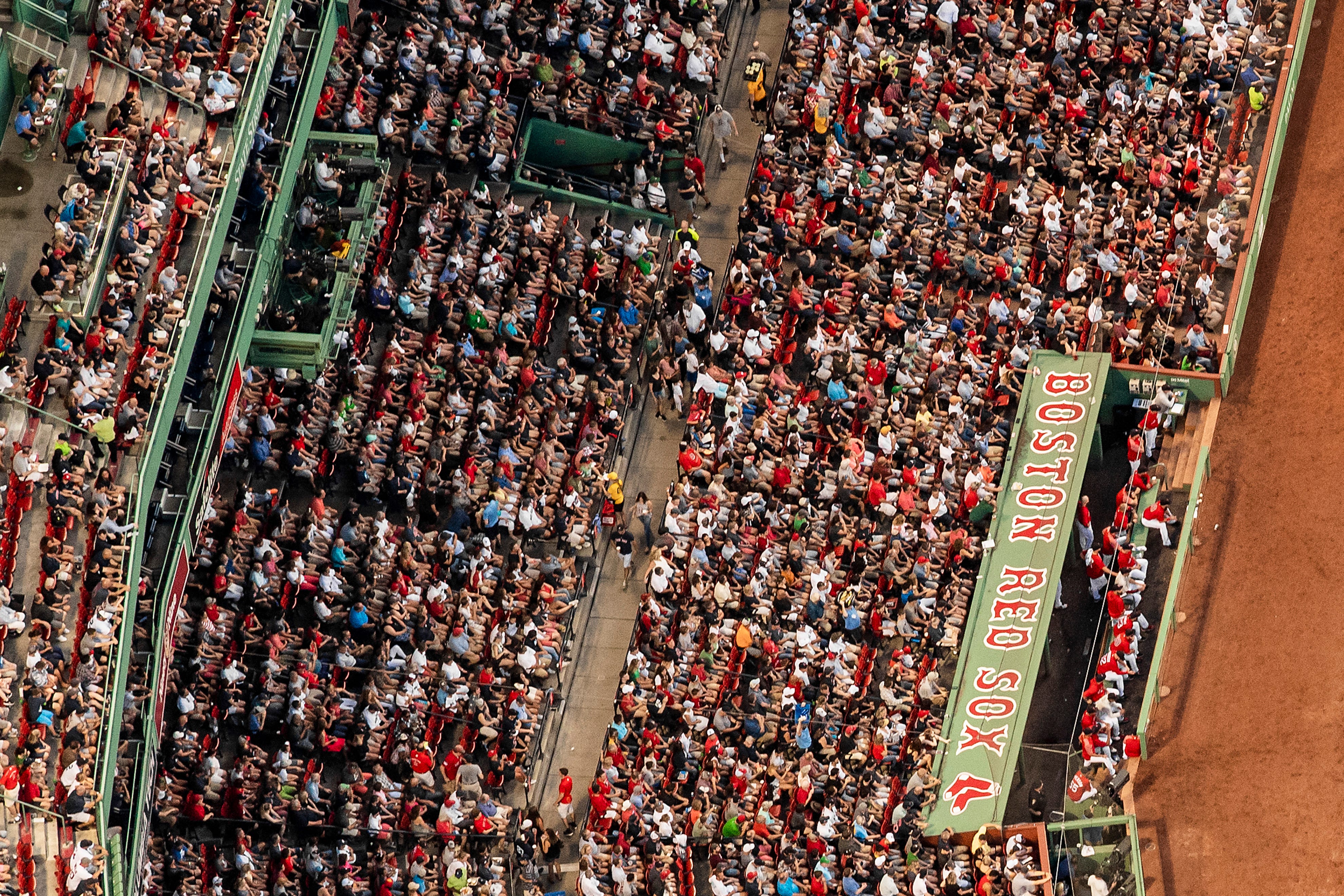 Fenway Park aerial photographs shot during Red Sox-Yankees game | by ...