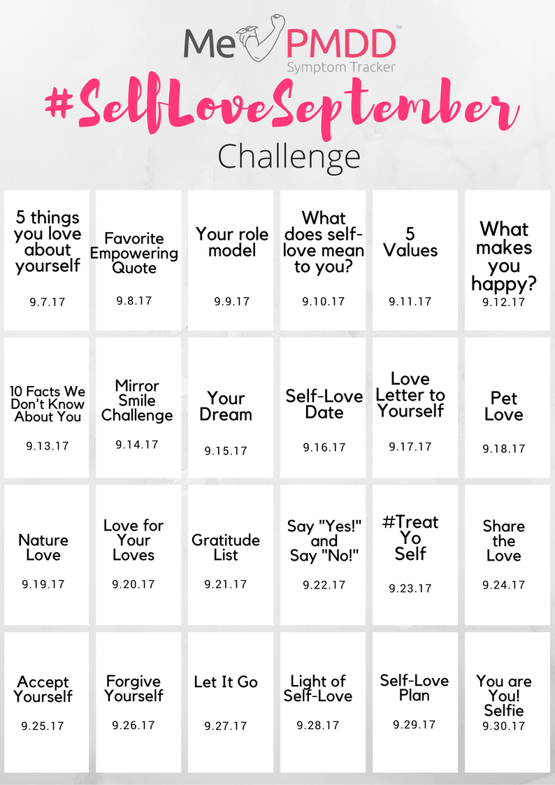 Me V Pmdd Self Love September Challenge By Me V Pmdd Medium Me V Pmdd Self Love September Challenge By Me V Pmdd Medium