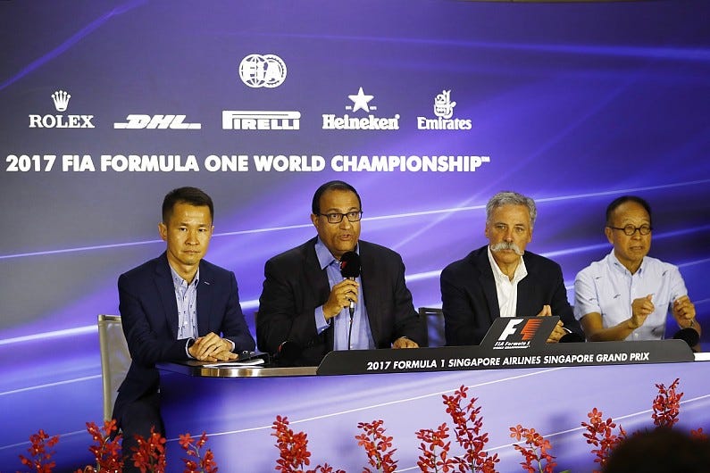 Singapore Grand Prix to stay on Formula 1 calendar to at least 2021