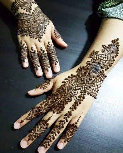 27 Latest Simple Mehndi Designs For Raksha Bandhan 19 By Diksha Mittal Medium