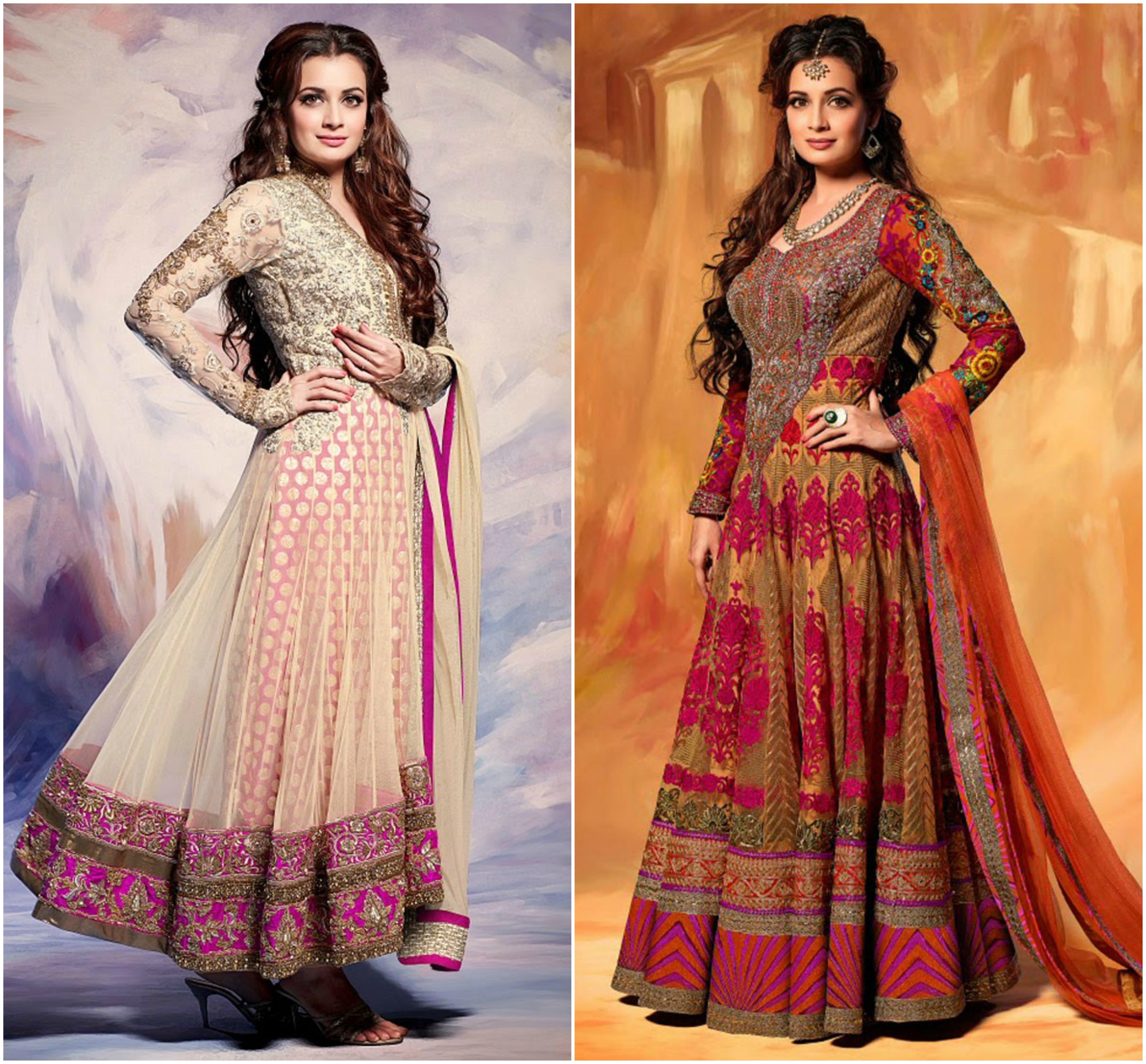 flared salwar suits
