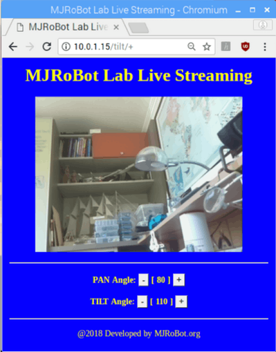 Raspberry Pi Cam Pan-Tilt Controlled Over Local Internet - 图30