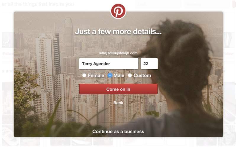 Building Expanded Gender Options On Signup By Pinterest Engineering Pinterest Engineering Blog Medium