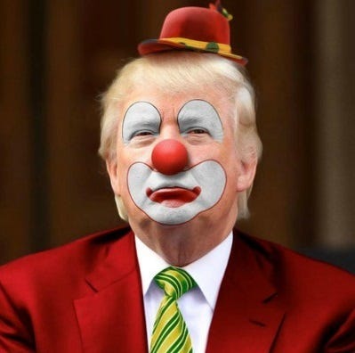 Clown Trump Piñatas Home & Kitchen stanoc.com