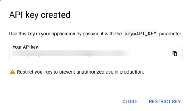 YouTube API Key