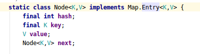 Hashmap internal structure