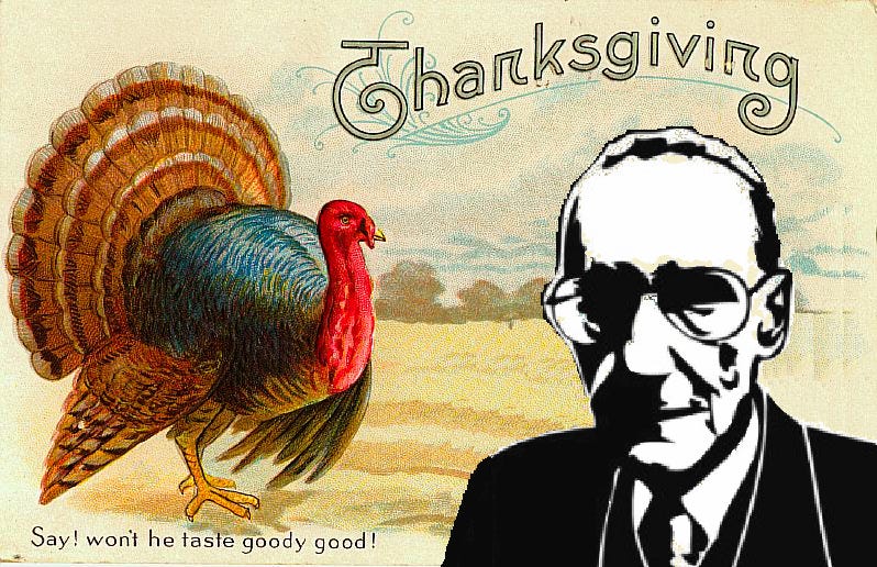 Thanksgiving Day Prayer By William S Burroughs By Tom Robb Medium