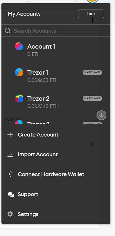 Hardware wallet MetaMask Hardware wallet MetaMask
