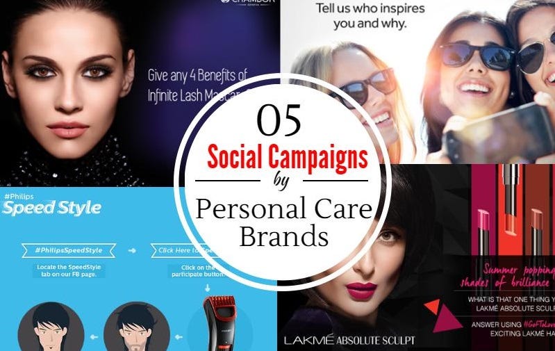 05 Social Media Campaigns Beauty & Personal Care Industry in India