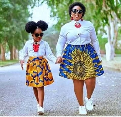 mother and daughter ankara outfits