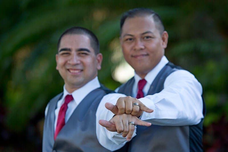 Oahu gay wedding