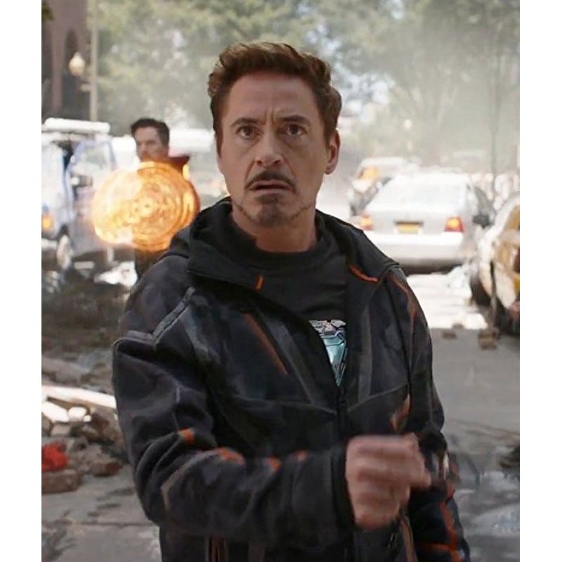 jacket tony stark avengers infinity war