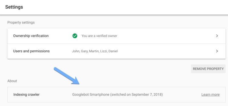Google Search Console Adds Mobile First Indexing Features