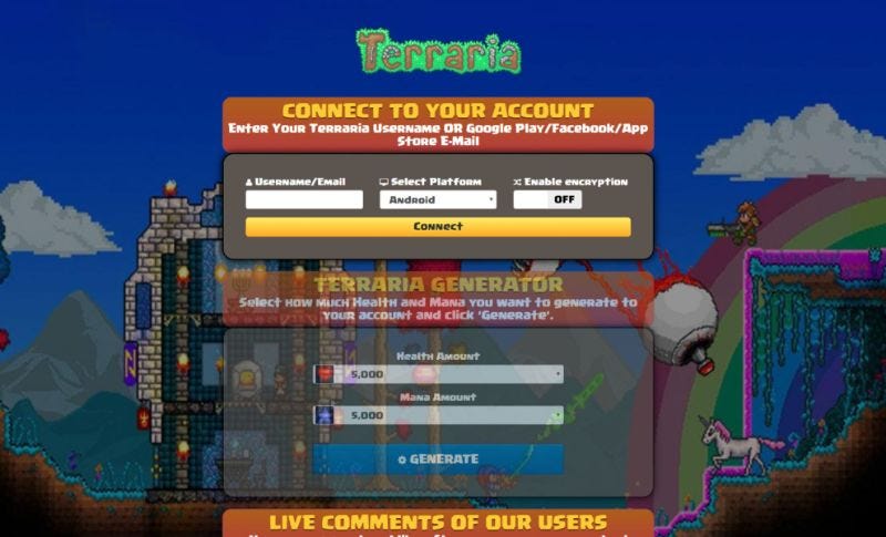 Terraria Hack Online 19 Online Cheat Tool For 999k Resources By Terraria Hack 19 Medium