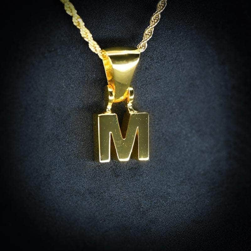 Fashion Stainless Steel Letter M 
