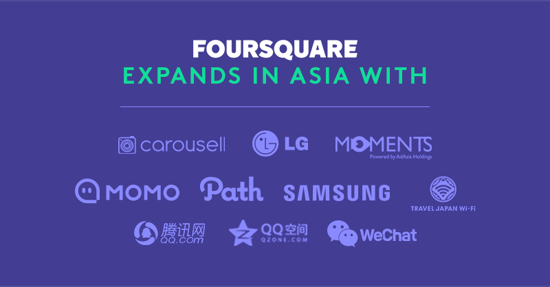 Foursquare Strengthens In Asia Announcing New And Expanded By Steven Rosenblatt Foursquare Medium