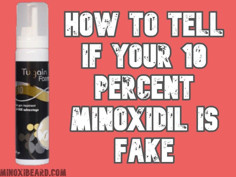 How To Tell If Your 10 Percent Minoxidil Is Fake | by Nick Barer | Medium