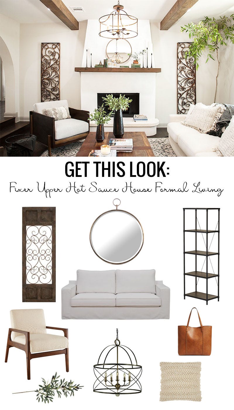 Get This Look Farmhouse Formal Living Room From Fixer Upper Hot