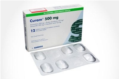 curam 1g مضاد حيوي واسع المجال لعلاج التهاب اللوزتين والحلق والأذن الوسطى |  by Emmy Diab | Medium