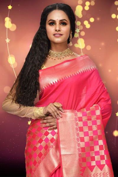 western saree for wedding