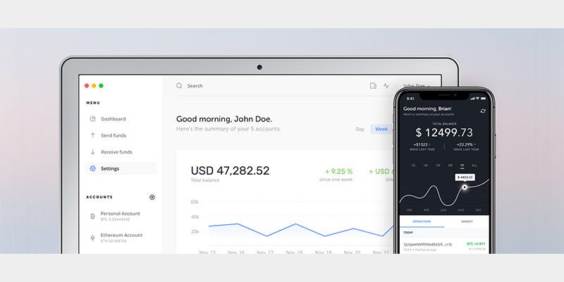 Ledger Live Desktop Dashboard