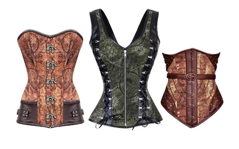 What Is The Best Brown Corset To Buy Online By Amy Trumpeter Medium