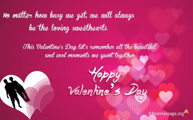 Romantic Valentines Day Messages Wishes Greetings And Pictures