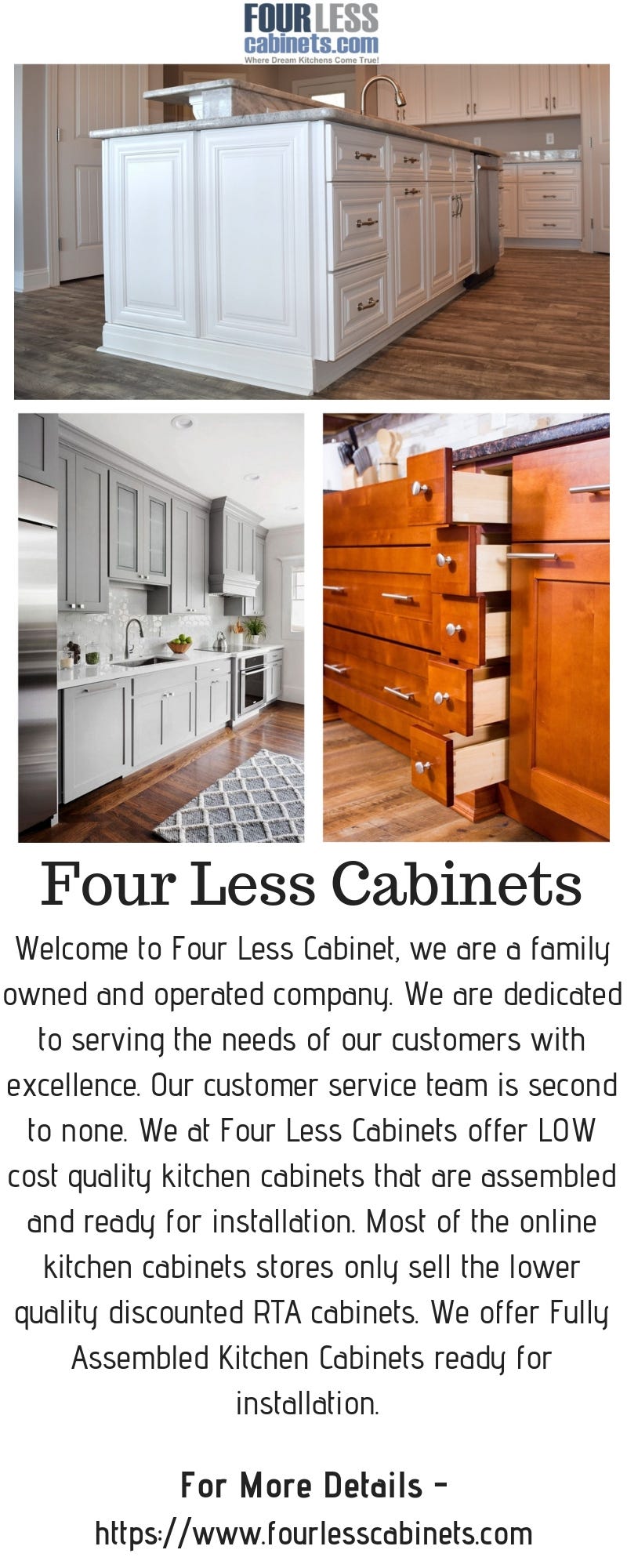 Gray Kitchen Cabinets Four Less Cabinets By Four Less Cabinets Medium