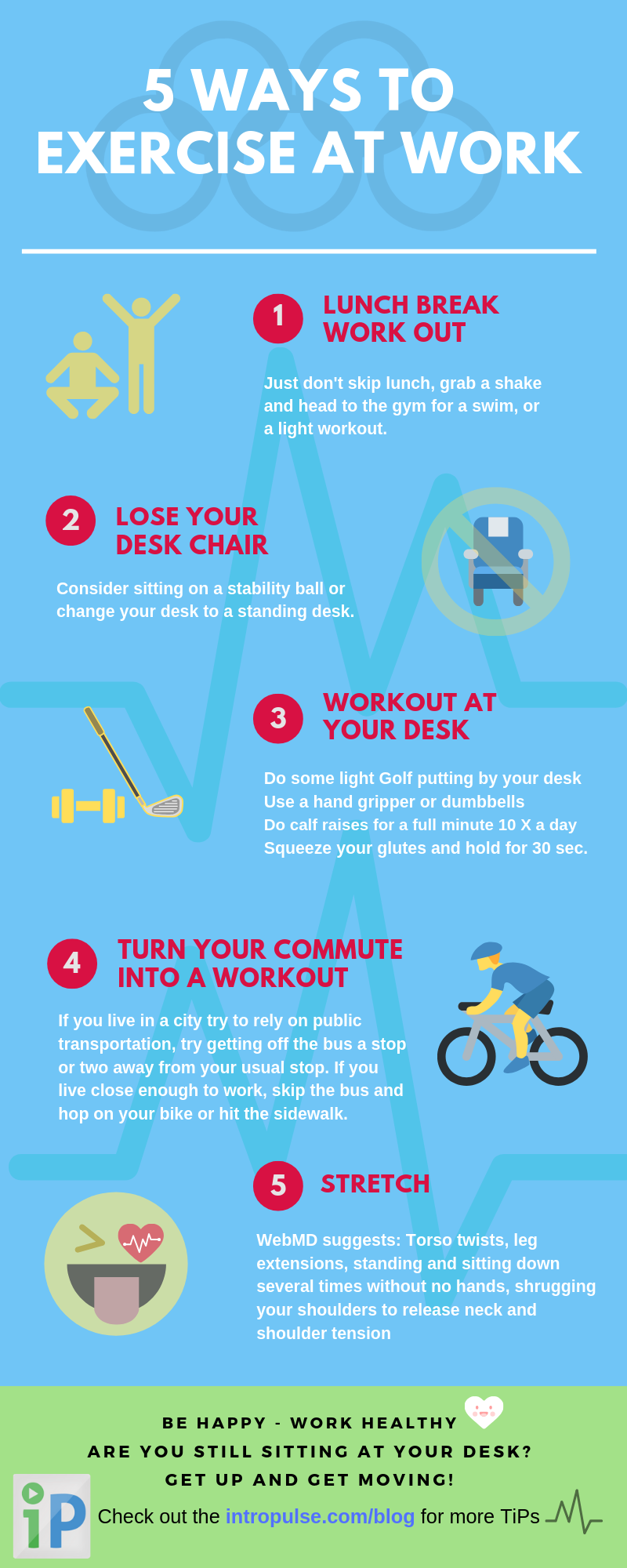 5 Ways To Sneak In Exercise At Work Intropulse Medium