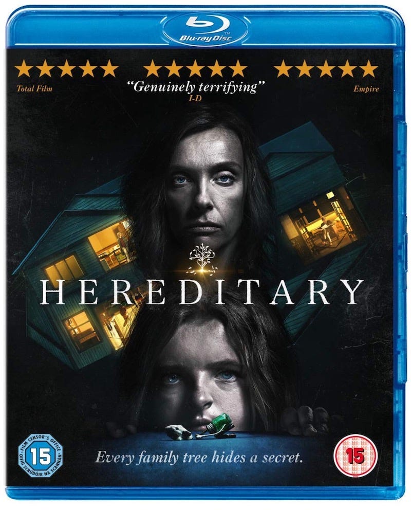 Hereditary 2018 Blu Ray Dvd Frame Rated Medium