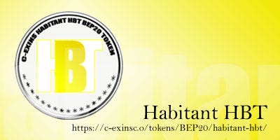 Habitant HBT BEP20 Token. https://c-exins.co/tokens/BEP20/azuray-azy/