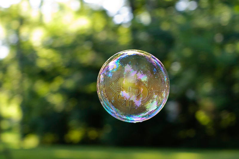 What Happens if/when the Bitcoin Bubble Bursts? (Will it Be Anything
