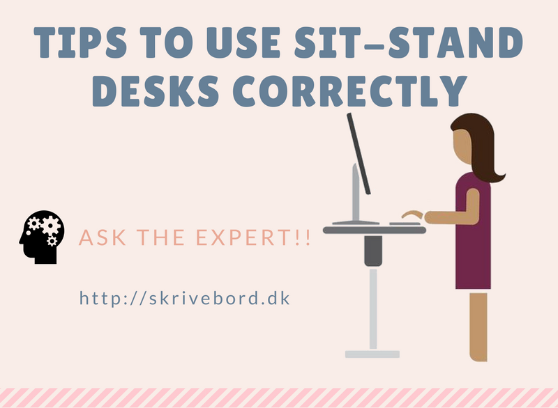 5 hurtige tip til, hvordan du bruger hæve- sænkeskriveborde korrekt | by  Stelling Arts | Medium