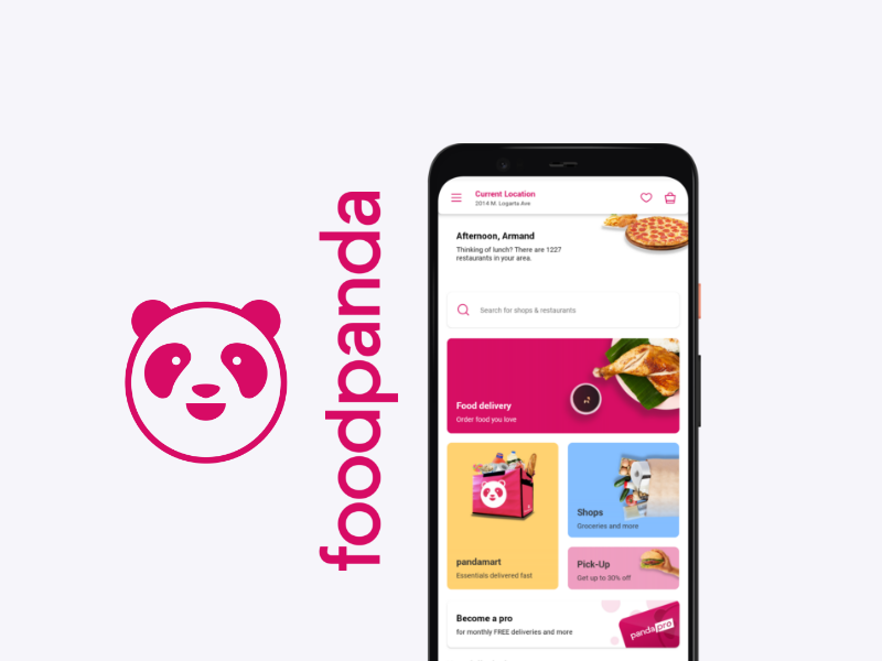 Pickup foodpanda Meal delivery