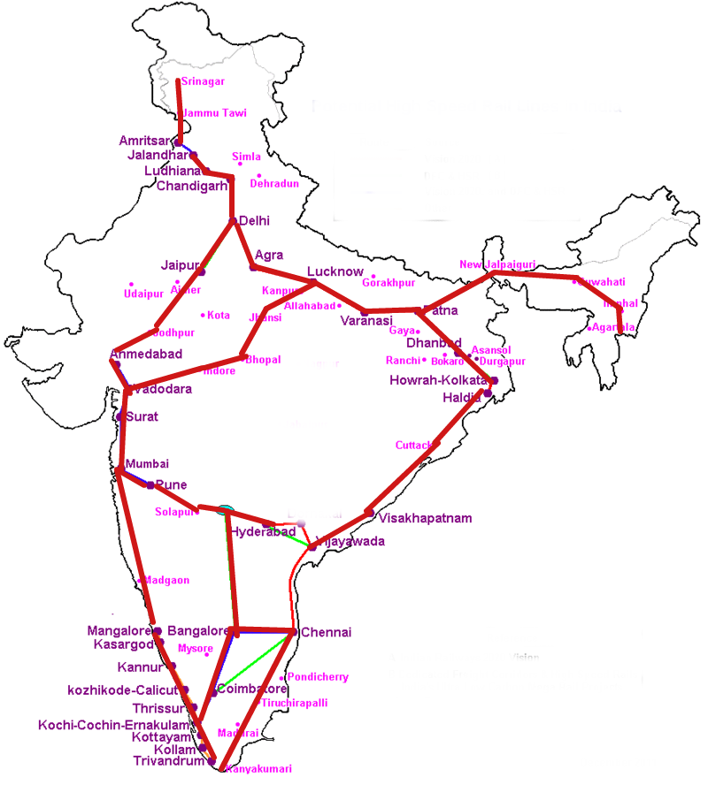 bullet train india route map Bullet Trains And The Future Of India By Balaji Viswanathan bullet train india route map