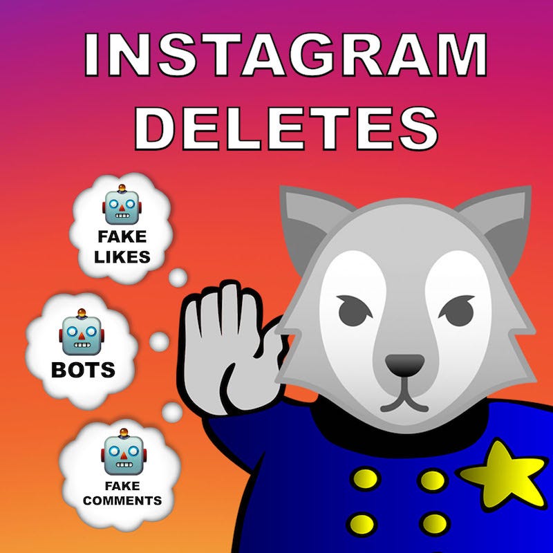 Instagram DELETES Fake Followers, Likes, Comments & Botting | by Anthony  Carbone 🇨🇦 | Medium