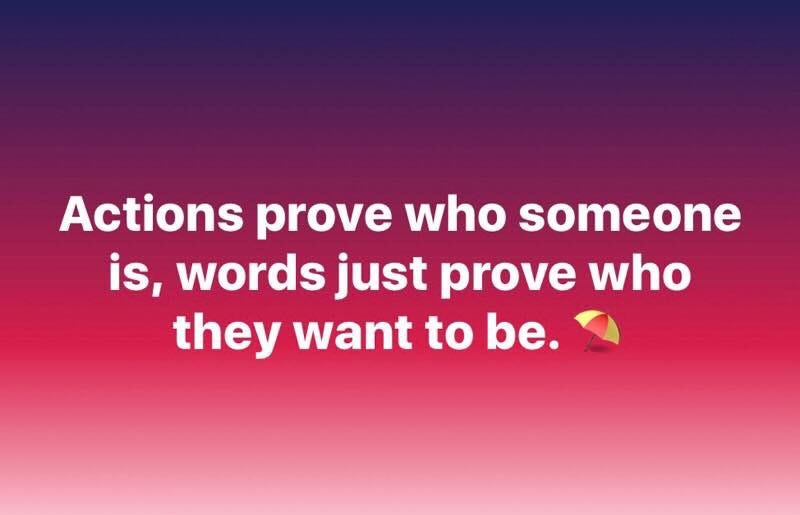Actions Prove Who Someone Is Words Just Prove Who They Want To Be Segalink By Sega L Eveilleur Medium