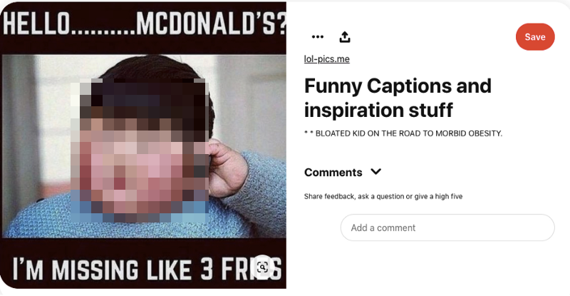 Fat jokes re