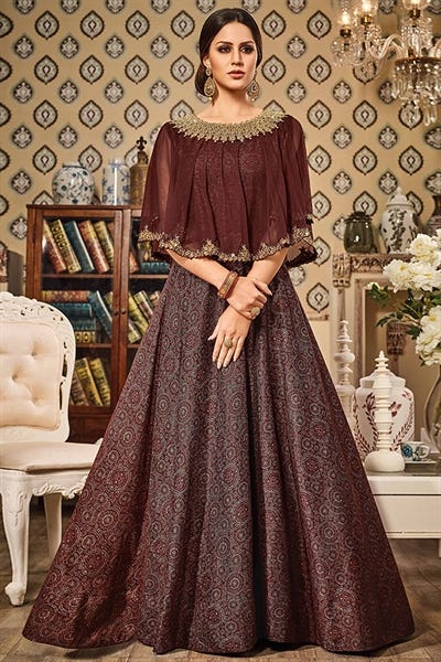 party wear fusion dresses