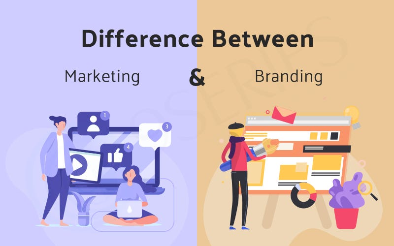 Difference Between Marketing Branding By 9series Solutions Medium