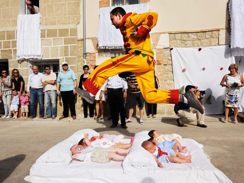 Baby Jumping Festival in Spain. A Real Story by Lucas Kinkaid Medium