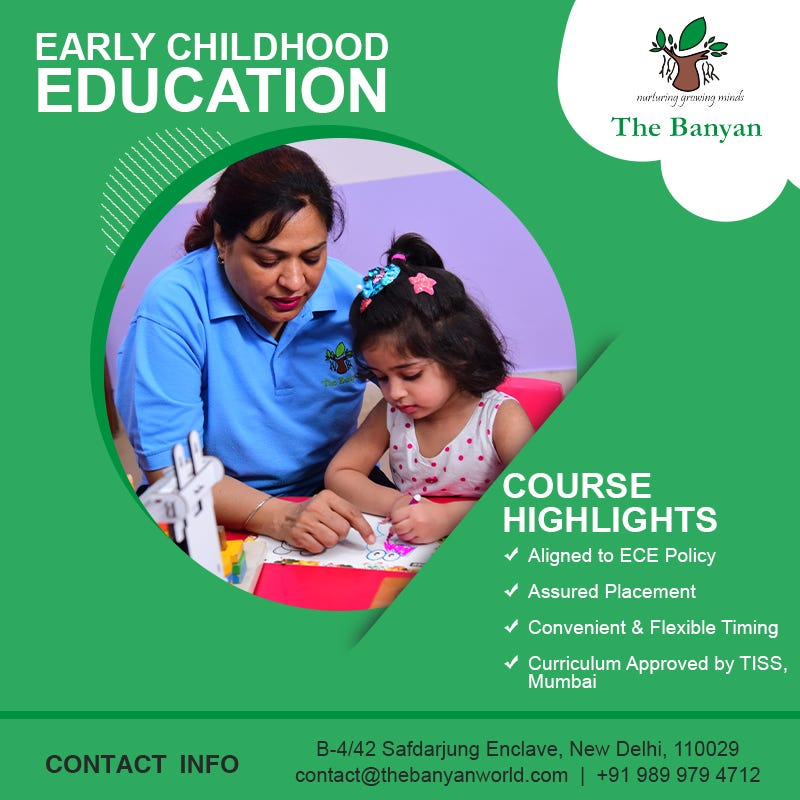 Early Childhood Education Course: A must for Pre-school Trainers | by Reha  Singh | Medium