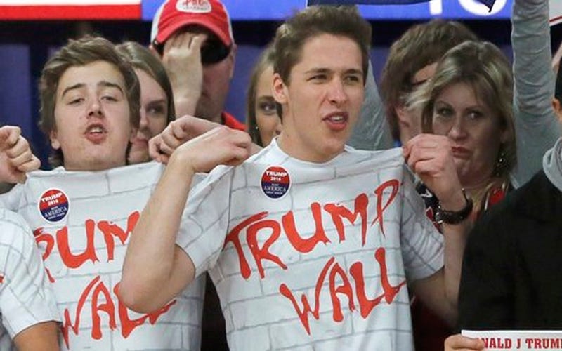 trump wall t shirt pink floyd