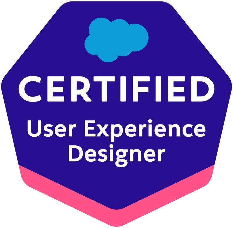 Salesforce Certified User Experience Designer From A Senior UX 
